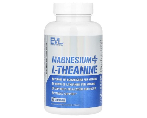 Магний+L-Теанин EVLution Nutrition, 90 растительных капсул