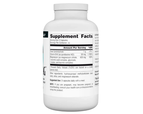 Комплекс Ультра-Маг Source Naturals (Ultra-Mag Magnesium Complex) 90 капсул Комплекс Ультра-Маг Source Naturals (Ultra-Mag Magnesium Complex) 90 капсул