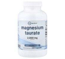 Магній таурат Micro Ingredients 2000 мг, 240 капсул