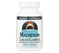 Магний хелат комплекс Source Naturals 100 таблеток