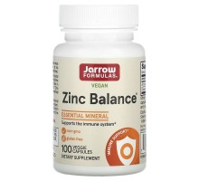 Цинк Баланс + Мідь Jarrow Formulas (Zinc Balance) 100 рослинних капсул