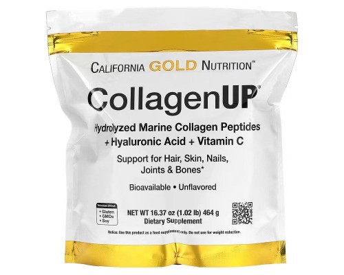 Колаген UP без ароматизаторів California Gold Nutrition (CollagenUP Unflavored) 464 г