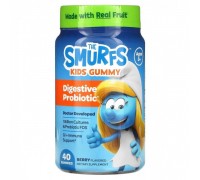 Пробиотики для детей The Smurfs Kids Gummy Digestive Probiotic Ages 3+ 40 Gummies (Berry) Жевательные таблетки