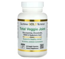 Глюкозамин, хондроитин и МСМ, Total Veggie Joint, California Gold Nutrition, 90 капсул