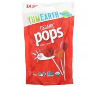 Органические леденцы YumEarth 85 г, 14 шт\упаковка, вкусы ассорти