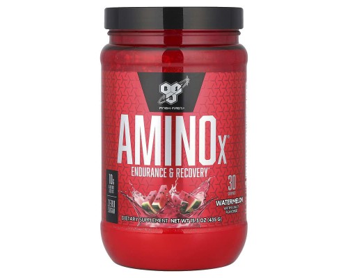 Амінокислоти Amino-X BSN, витривалість і відновлення, 435 г зі смаком кавуна