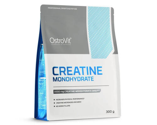 Креатин моногидрат OstroVit (Creatine Monohydrate) 300 г (вкус в ассортименте)