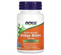 Гинкго Билоба Now Foods (Ginkgo Biloba) 120 мг 50 растительных капсул