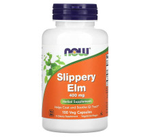 Слизький в'яз Now Foods (Slippery Elm) 400 мг 100 капсул