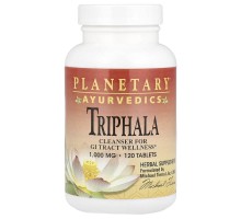 Трифала (Ayurvedics Triphala), Planetary Herbals, аюрведическая, золотистая, 1000 мг, 120 таблеток