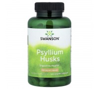 Шелуха подорожника Swanson (Psyllium Husk) 610 мг, 100 вегетарианских капсул