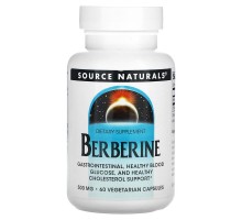 Берберин Source Naturals 500 мг, 60 вегетарианских капсул