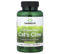 Кошачий коготь Swanson (Cat`s Claw) 500 мг 100 капсул