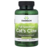 Кошачий коготь Swanson (Cat`s Claw) 500 мг 100 капсул