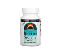Source Naturals, екстракт паростків броколі, 250 мг, 60 таблеток (SNS-01104)