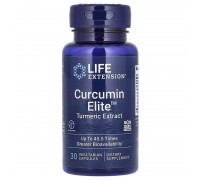 Экстракт куркумы Life Extension (Curcumin Elite), 30 вегетарианских капсул