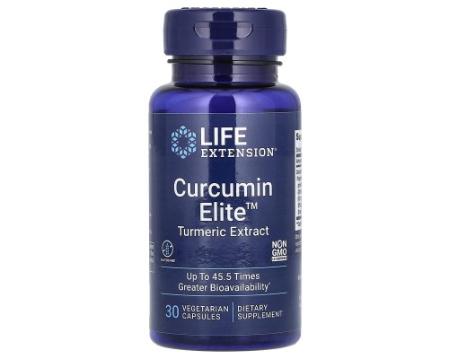 Экстракт куркумы Life Extension (Curcumin Elite), 30 вегетарианских капсул