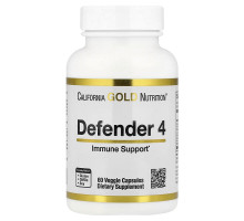 Засіб для зміцнення імунітету Immune 4 California Gold Nutrition, 60 вегетаріанських капсул