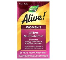Ультрамультивітаміни для жінок Alive! Nature's Way 60 таблеток