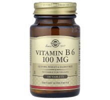Витамин В6 Solgar (Vitamin B6) 100 мг 100 таблеток