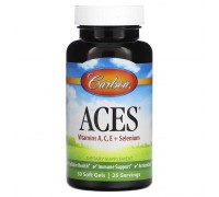 Вітаміни A, C, E + Селен ACES Carlson, 50 м'яких таблеток