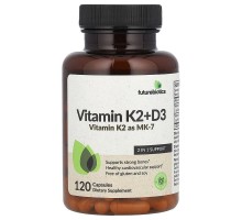 Вітамін К2+Д3 Futurebiotics (Vitamin K2+D3) 120 капсул