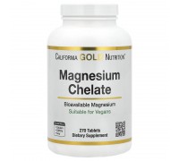 Хелат Магния с кальцием California Gold Nutrition 270 таблеток