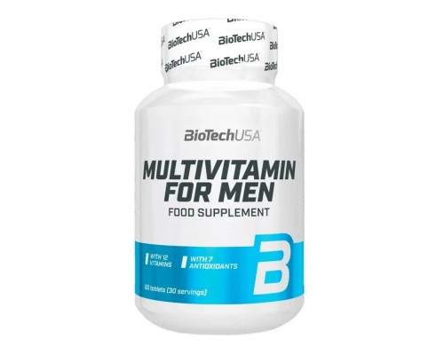 Мультивитамины для мужчин Biotech USA (Multivitamin for Men) 60 таблеток