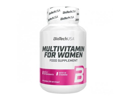 Мультивитамины для женщин Biotech USA (Multivitamin for Women) 60 таблеток