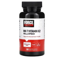 Вітамін К2 (MK-7) Force Factor 100 мкг, 60 капсул