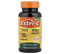 Естер-С із цитрусовими біофлавоноїдами American Health (Ester-C), 90 вегетаріанських таблеток