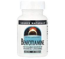 Бенфотіамін (В1 - Тіамін) Source Naturals 150 мг, 60 таблеток