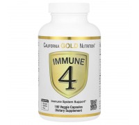 Засіб для зміцнення імунітету Immune 4 California Gold Nutrition, 180 вегетаріанських капсул