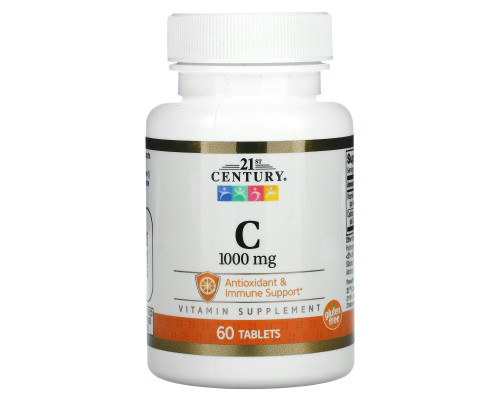 Вітамін С 21st Century (Vitamin C) 1000 мг 60 таблеток