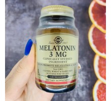 Solgar, мелатонин, melatonin, 3 мг, 120 жевательных таблеток