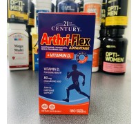 21st Century, Arthri-Flex Advantage с витамином D3, 180 таблеток, покрытых оболочкой